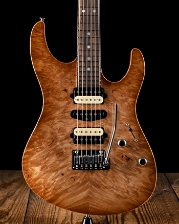 Suhr Modern Waterfall Burl Maple/Genuine Mahogany - Natural Burst