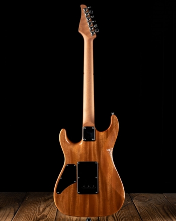 ギター Suhr standard 1-piece Quilt maple Suhr Standard Custom Quilt Maple/Swamp Ash - Bahama Blue Burst