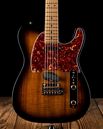 Suhr Classic T Custom Figured Koa/Roasted Alder - 2 Tone Tobacco Burst