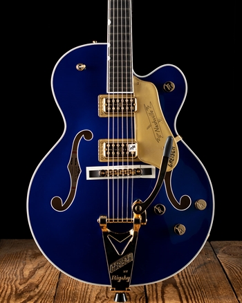 Gretsch G6120TG Players Edition Nashville Hollowbody - Azure Metallic