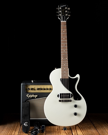 Epiphone Billie Joe Armstrong Les Paul Jr. Player Pack - Classic White