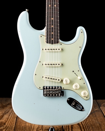 Fender Custom Shop Limited Edition 1964 Journeyman Relic Stratocaster - Faded Aged Sonic Blue