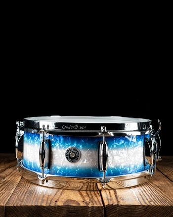 Gretsch 5"x14" Brooklyn Series Snare Drum - Blue Burst Pearl