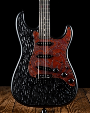 Fender Custom Shop Game Of Thrones (GoT) House Targaryen Stratocaster - Dragonglass Black