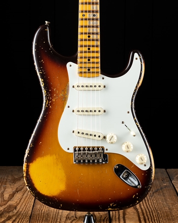 Fender Custom Shop Heavy Relic 1958 Strat - Chocolate 3-Color Sunburst