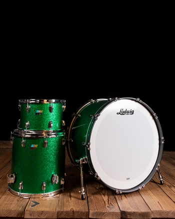 Ludwig Legacy Maple 3-Piece Drum Set - Green Sparkle