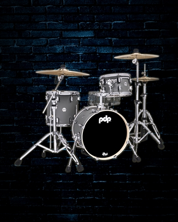 PDP Concept Maple 3-Piece Bop Drum Set - Satin Pewter