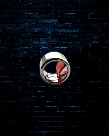 Black Mountain Slide Ring Black (Small)