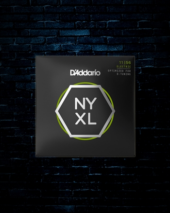 D'Addario NYXL1156 - NYXL Nickel Wound Strings - Med/Extra Heavy (11-56)