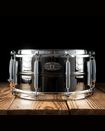 Pearl STH1465BR - 6.5"x14" SensiTone Heritage Alloy Snare Drum - Black Nickel Over Brass
