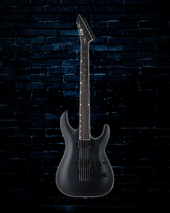 ESP LTD MH-1000 Baritone - Black Satin