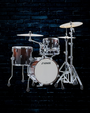 Sonor AQ2 Maple Safari 4-Piece Drum Set - Brown Fade