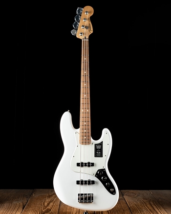 Fender Player Series Jazz Bass ホワイト Fender Player Series Jazz Bass Maple Neck in Polar White