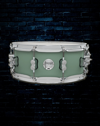 PDP 5.5"x14" Concept Maple Snare Drum - Satin Seafoam