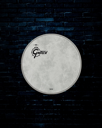 Gretsch 22" Fiberskyn Logo Bass Drumhead