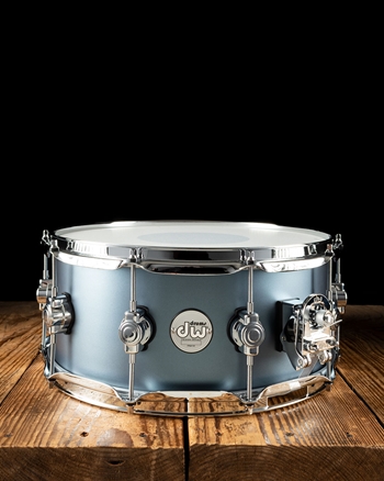 DW 6"x14" Design Series Snare Drum - Blue Slate