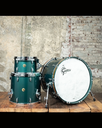 Gretsch USA Custom 3-Piece Drum Set - Cadillac Green Gloss