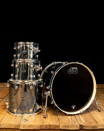 Drum Workshop Performance Series 4-Piece Drum Set - Chrome Shadow