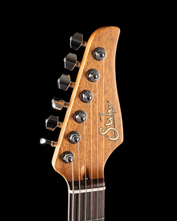 ギター Suhr Standard Quilt Maple Honey Burst Suhr Standard Plus Guitar, Trans Honey Amber Burst, Roasted