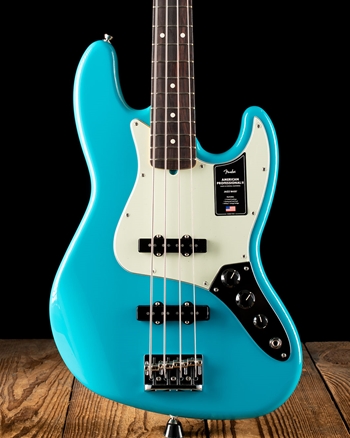 Fender American Professional II Jazz Bass - Miami Blue