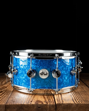 Drum Workshop 6.5"x14" Collector's Series Snare Drum - Royal Blue Diamond