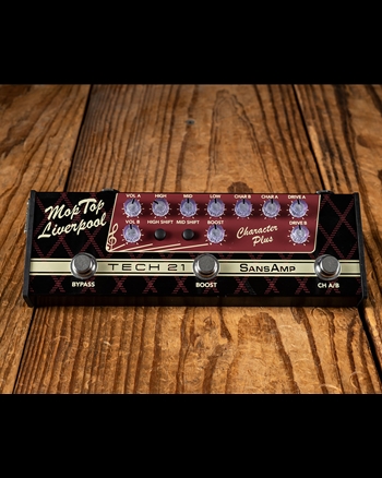 Tech 21 SansAmp Character Plus Mop Top Liverpool Boost Pedal