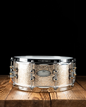 Pearl 5.5"x14" Masters Maple Reserve Snare Drum - Bright Champagne Sparkle
