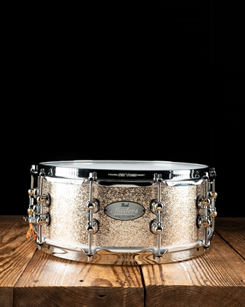 Pearl 5.5"x14" Masters Maple Reserve Snare - Bright Champagne Sparkle