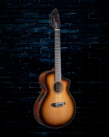 Breedlove Solo Pro Concert Nylon CE Red Cedar-African Mahogany - Edgeburst