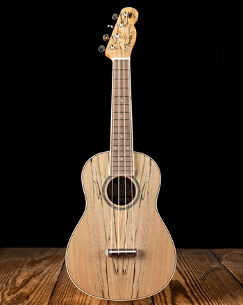 Fender Zuma Exotic Concert Ukulele - Natural Spalted Maple