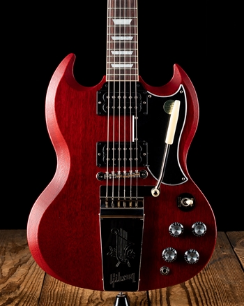 Gibson SG Standard '61 Maestro Vibrola - Faded Vintage Cherry Satin