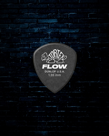 Dunlop Tortex Flow 1.35mm Guitar Picks - 12 Pack
