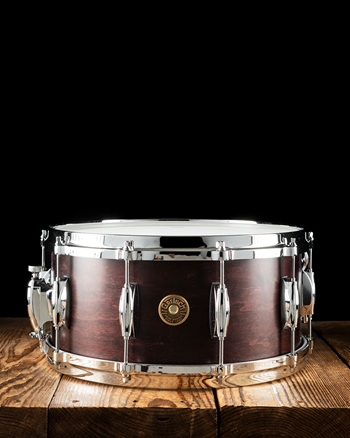 Gretsch 6.5"x14" USA Custom Ridgeland Snare Drum - Satin Dark Walnut