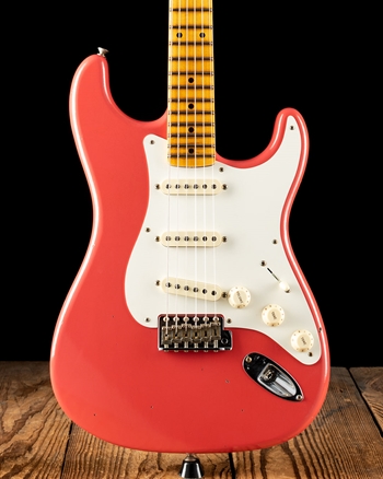 Fender Custom Shop Limited Edition Journeyman Relic '56 Stratocaster - Super Faded Aged Fiesta Red