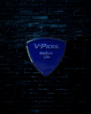 V-Picks 1.5mm Medium Pointed Lite Pick - Sapphire Blue
