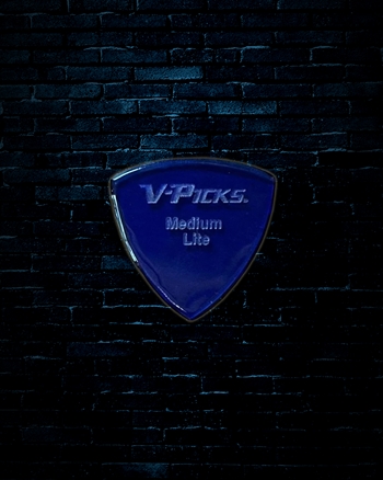 V-Picks 1.5mm Medium Pointed Lite Pick - Sapphire Blue