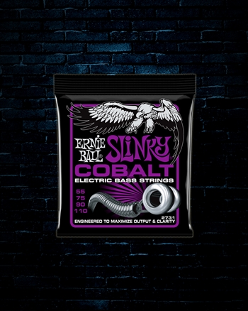 Ernie Ball 2731 Cobalt Electric Bass Strings - Power Slinky (55-110)