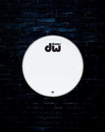 DW DRDHSW26 - 26" Vented Smooth White Bass Drumhead