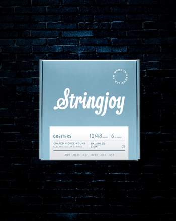 Stringjoy Orbiters Coated Nickel Wound Electric Strings - Balanced Light (10-48)