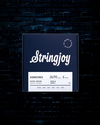 Stringjoy Signatures Bass VI Nickel Wound Electric Strings - Balanced Heavy (26-95)