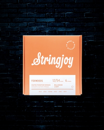 Stringjoy Foxwoods Coated Phosphor Bronze Acoustic Strings - Super Light (12-54)