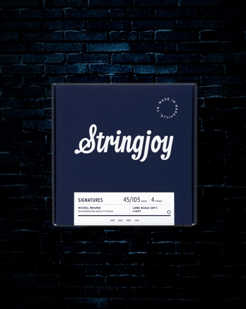 Stringjoy Signatures Nickel Wound 4-String Long Scale Bass Strings - Light (45-105)