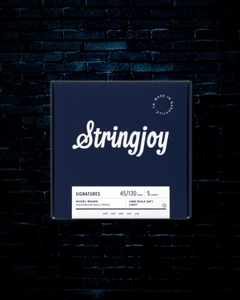Stringjoy Signatures Nickel Wound 5-String Long Scale Bass Strings - Light (45-130)