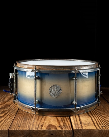 HHG 6.5"x14" Relic Snare Drum - Blue Gold Duco