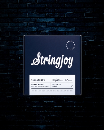 Stringjoy Signatures Nickel Wound 12-String Electric Strings - Balanced Light (10-48)