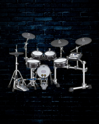 Yamaha DTX10K-M Electronic Drum Set - Mesh Pads - Black Forest