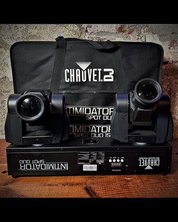 Chauvet DJ Intimidator Spot Duo 150 - 2 LED Moving Head Lights Fixture *USED*