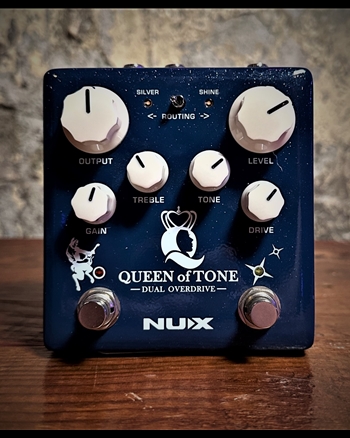 nuX NDO-6 Queen Of Tone Dual Overdrive Pedal *USED*