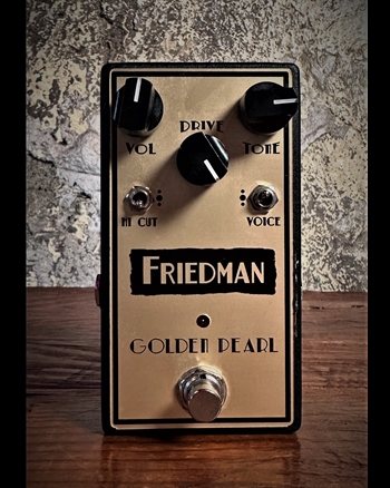 Friedman Golden Pearl Overdrive Pedal *USED*