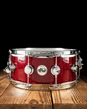 Drum Workshop 5.5"x14" Collector's Series Birch Snare Drum - Ruby Glass